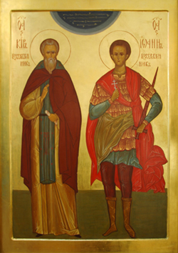 Святые целители Кир и Иоанн икона