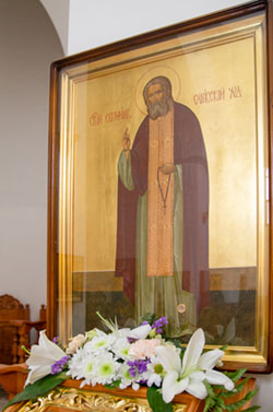 Икона преподобного Серафима Саровского монастырь