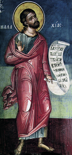 Святой пророк Малахия икона