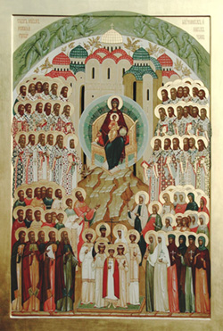 Икона Собор новомучеников и исповедников Церкви Российской
