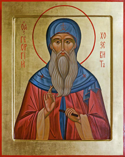 Преподобный Георгий Хозевит, икона