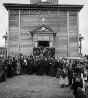 После освящения церкви в Саратове